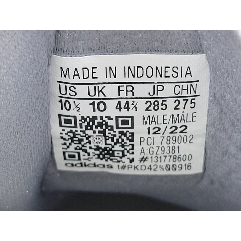 Adidas Superstar Cream White Preloved Blue Shoes Sneakers Mens Size 10.5 GZ9381 - Picture 5 of 6